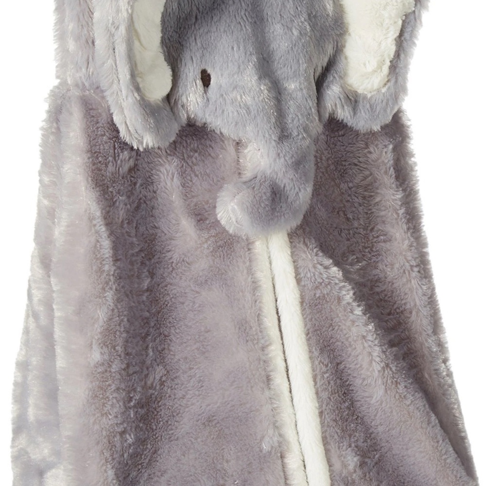 Gray Elephant Levtex Baby Grey Elephant Diaper Stacker plush